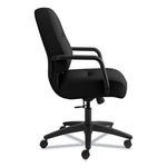 Pillow-Soft 2090 Series Managerial Mid-Back Swivel/Tilt Chair, Supports Up to 300 lb, 17" to 21" Seat Height, Black