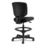 Volt Series Adjustle Task Stool, Supports Up to 275 lb, 22.88" to 32.38" Seat Height, Black