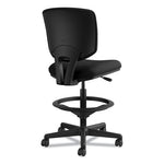 Volt Series Adjustable Task Stool, Supports Up to 275 lb, 22.88" to 32.38" Seat Height, Black