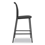 Instigate Mesh Back Multi-Purpose Stool, Supports Up to 250 lb, 33" Seat Height, Black Seat, Black Back, Black Base, 2/Carton