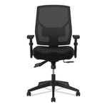 VL582 High-Back Task Chair, Supports Up to 250 lb, 19" to 22" Seat Height, Black