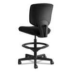 Volt Series Adjustle Task Stool, Supports Up to 275 lb, 22.88" to 32.38" Seat Height, Black