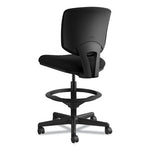 Volt Series Adjustable Task Stool, Supports Up to 275 lb, 22.88" to 32.38" Seat Height, Black