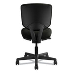 Volt Series Leather Task Chair, Supports Up to 250 lb, 18" to 22.25" Seat Height, Black