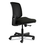 Volt Series Leather Task Chair, Supports Up to 250 lb, 18" to 22.25" Seat Height, Black