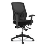 VL582 High-Back Task Chair, Supports Up to 250 lb, 19" to 22" Seat Height, Black