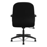 Pillow-Soft 2090 Series Managerial Mid-Back Swivel/Tilt Chair, Supports Up to 300 lb, 17" to 21" Seat Height, Black