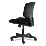 Volt Series Leather Task Chair, Supports Up to 250 lb, 18" to 22.25" Seat Height, Black