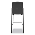 Instigate Mesh Back Multi-Purpose Stool, Supports Up to 250 lb, 33" Seat Height, Black Seat, Black Back, Black Base, 2/Carton