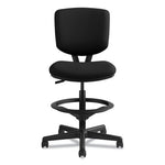 Volt Series Adjustable Task Stool, Supports Up to 275 lb, 22.88" to 32.38" Seat Height, Black