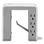 Essential SurgeArrest Surge Protector, Bridge Design, 6 AC Outlets/4 USB Ports, 6 ft Cord, 1,080 J, White