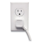 Surge Protector, 6 AC Outlets, 4 ft Cord, 600 J, White