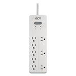 Home Office SurgeArrest Power Surge Protector, 8 AC Outlets, 6 ft Cord, 2,160 J, White