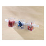 Sticky-Back Fasteners with Dispenser, Removable Adhesive, 0.75" x 5 ft, White