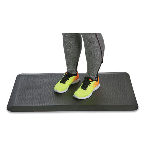 Anti-Fatigue Mat, 35.25 x 19.5, Black