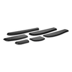 Gel Wrist Rest for Slim Compact Keyboards, 11 x 3.98, Black