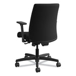 Ignition Series Fabric Low-Back Task Chair, Supports Up to 300 lb, 17" to 21.5" Seat Height, Black