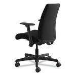 Ignition Series Fabric Low-Back Task Chair, Supports Up to 300 lb, 17" to 21.5" Seat Height, Black