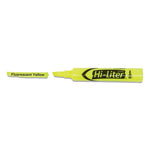 HI-LITER Desk-Style Highlighter Value Pack, Fluorescent Yellow Ink, Chisel Tip, Yellow/Black Barrel, 36/Box