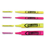 HI-LITER Highlighter Value Pack, Desk/Pen Style Combo, Assorted Ink Colors, Chisel/Bullet Tips, Assorted Barrel Colors, 24/PK