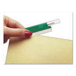 Insertable Index Tabs with Printable Inserts, 1/5-Cut, Assorted Colors, 1" Wide, 25/Pack