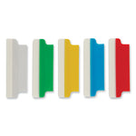 Insertable Index Tabs with Printable Inserts, 1/5-Cut, Assorted Colors, 2" Wide, 25/Pack