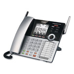 CM18445 Four-Line Business System Cordless Phone, Silver/Black