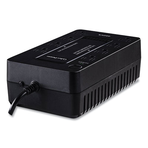 SE450G1 UPS Battery Backup, 8 Outlets, 450 VA, 890 J