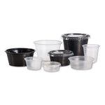 Conex Complements Portion/Medicine Cups, 3.25 oz, Black, 125/Bag, 20 Bags/Carton