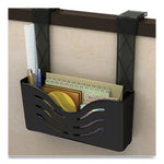 EZ Link Magnetic Wall Mount Supply Organizer, Legal/Letter/Tabloid Size, 10" x 2.63" x 5", Black