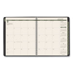 Recycled Monthly Planner, 11 x 9, Black Cover, 13-Month (Jan to Jan): 2024 to 2025