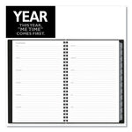 Elevation Academic Weekly/Monthly Planner, 8.5 x 5.5, Black Cover, 12-Month (July to June): 2023 to 2024