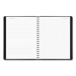 Contemporary Weekly/Monthly Planner, Vertical-Column Format, 11 x 8.25, Graphite Cover, 12-Month (Jan to Dec): 2024