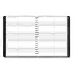 Contemporary Weekly/Monthly Planner, Vertical-Column Format, 11 x 8.25, Graphite Cover, 12-Month (Jan to Dec): 2024