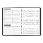 DayMinder Monthly Planner, Academic Year, Ruled Blocks, 12 x 8, Black Cover, 14-Month (July to Aug): 2023 to 2024