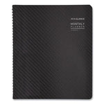 Contemporary Monthly Planner, Premium Paper, 11 x 9, Graphite Cover, 12-Month (Jan to Dec): 2024