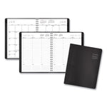 Contemporary Weekly/Monthly Planner, Vertical-Column Format, 11 x 8.25, Graphite Cover, 12-Month (Jan to Dec): 2024