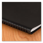 Monthly Planner in Business Week Format, 10 x 8, Black Cover, 12-Month (Jan to Dec): 2024