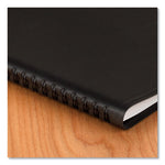 QuickNotes Daily/Monthly Appointment Book, 8.5 x 5.5, Black Cover, 12-Month (Jan to Dec): 2023