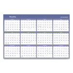 Vertical/Horizontal Erasable Quarterly/Monthly Wall Planner, 32 x 48, 12-Month (Jan to Dec): 2024