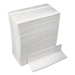 Tall-Fold Napkins, 1-Ply, 7 x 13 1/4, White, 10,000/Carton