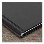 DayMinder Hardcover Weekly Vertical-Column Format Appointment Book, 11 x 8, Black Cover, 12-Month (Jan to Dec): 2024