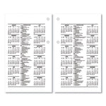 Desk Calendar Recycled Refill, 3.5 x 6, White Sheets, 12-Month (Jan to Dec): 2024