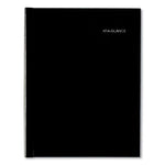 DayMinder Hardcover Weekly Vertical-Column Format Appointment Book, 11 x 8, Black Cover, 12-Month (Jan to Dec): 2024