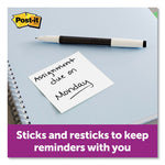 Self-Stick Notes 3" x 3", White, 90 Sheets/Pad, 8 Pads/Pack