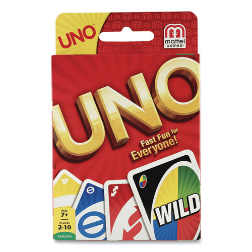 UNO Card Game, Ages 7 and Up, 108 Cards/Set