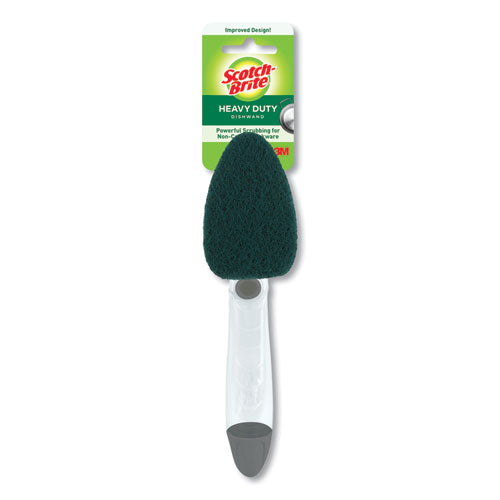 Soap-Dispensing Dishwand, 2.5 x 9.5, Yellow/Green, 4/Carton