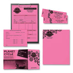Color Paper, 24 lb Bond Weight, 11 x 17, Pulsar Pink, 500/Ream
