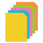 Color Paper - "Radiant" Assortment, 24 lb Bond Weight, 8.5 x 11, Assorted Radiant Colors, 300/Pack