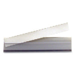 Shelf Labeling Strips, Side Load, 4 x 0.78, Clear, 10/Pack